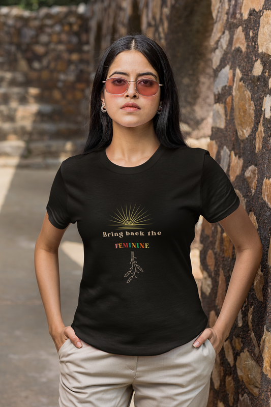 Bring Back the Feminine — Women’s Classic Crew T-Shirt