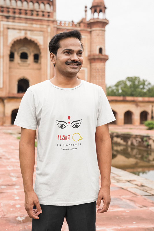 Nari Tu Narayani — Men’s Classic Crew T-Shirt with Devi