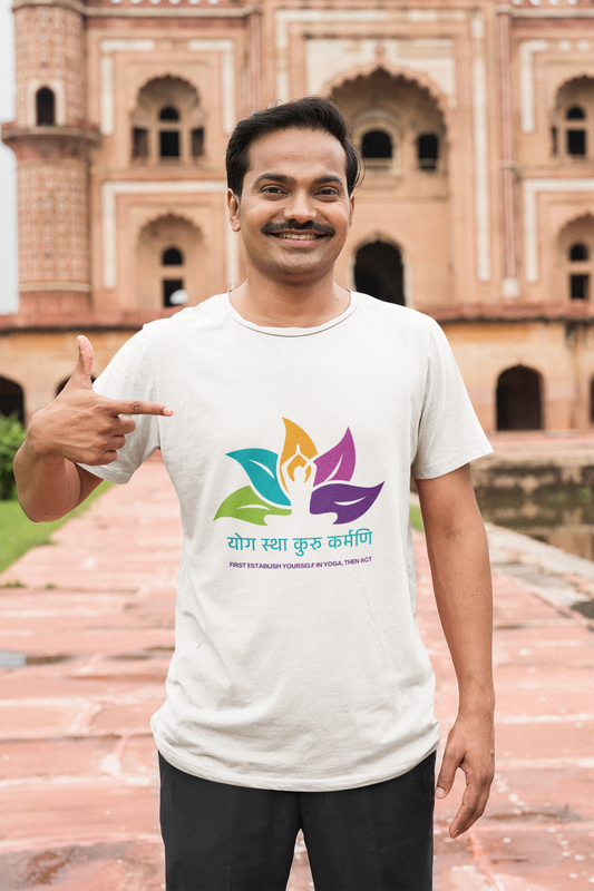 योग स्था कुरु कर्मणि — Men’s Classic Crew T-Shirt