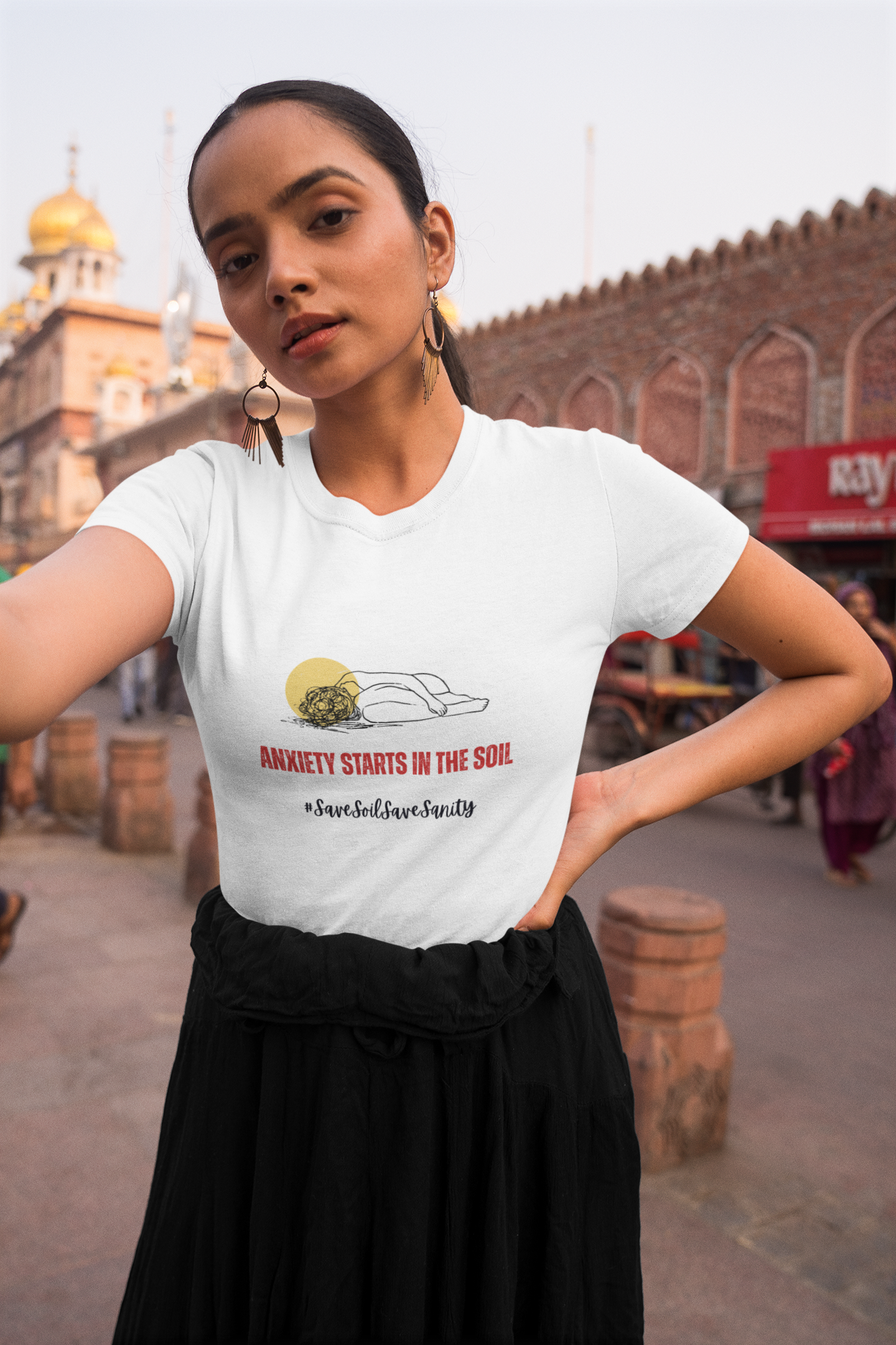 Anxiety Starts in the Soil — Women’s Classic Crew T-Shirt