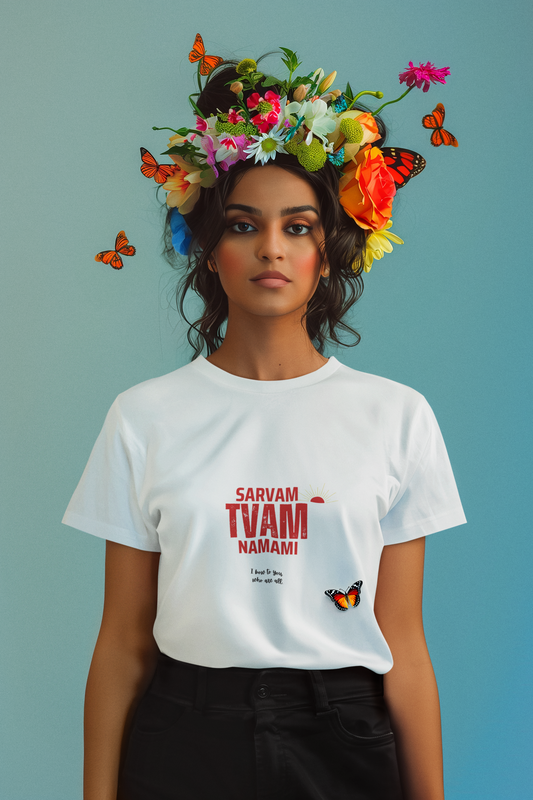 Sarvam Tvam Namami — Women’s Classic Crew T-Shirt (English)